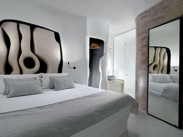 جناح بإطلالة على البحر بغرفتي نوم مع أريكة بحوض جاكوزي، Tholos Resort 1/1