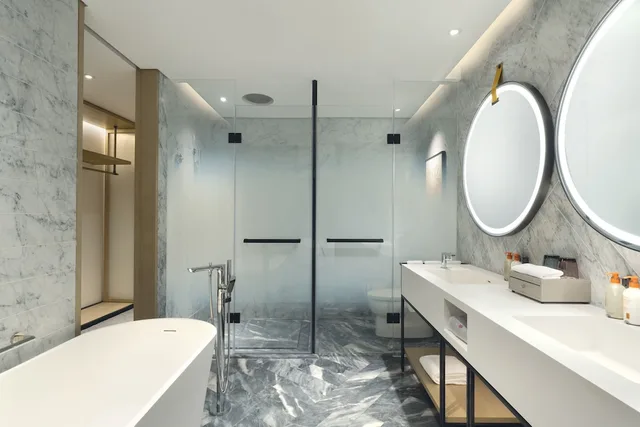 غرفة قياسية بسرير كينج بمطبخ صغير، Crowne Plaza Quanzhou Riverview 3/4