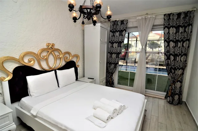 غرفة ثلاثية بإطلالة على المسبح، Alacati Grand Eldoris Otel 10/10