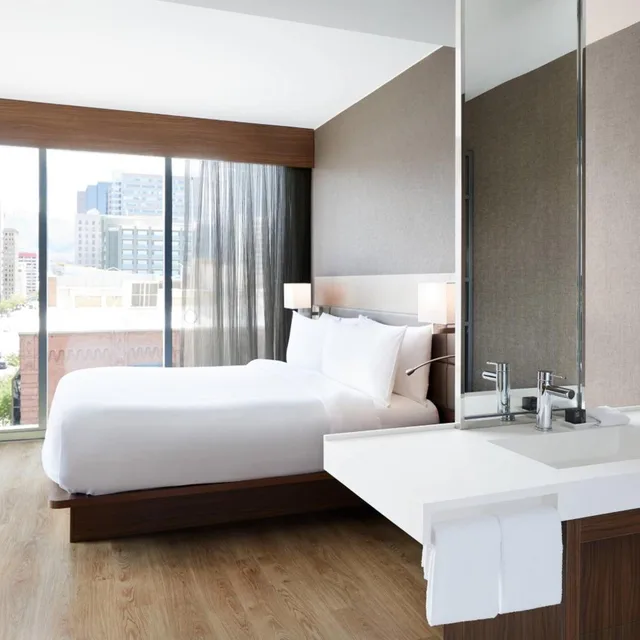 غرفة ركنية بسرير كينج بإطلالة على المدينة، Ac Hotel Salt Lake City Downtown 1/3