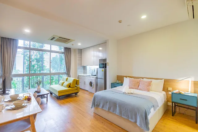 شقة استوديو بسرير كوين مع أريكة، Thanksgiving Serviced Residence 1/1
