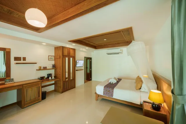 كوخ بسرير كينج، Ban Sainai Resort - SHA Extra Plus 3/10