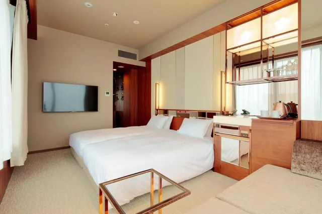 غرفة قياسية ركنية بسريرين منفصلين مع أريكة، Candeo Hotels Nagasaki Shinchi Chinatown 1/2