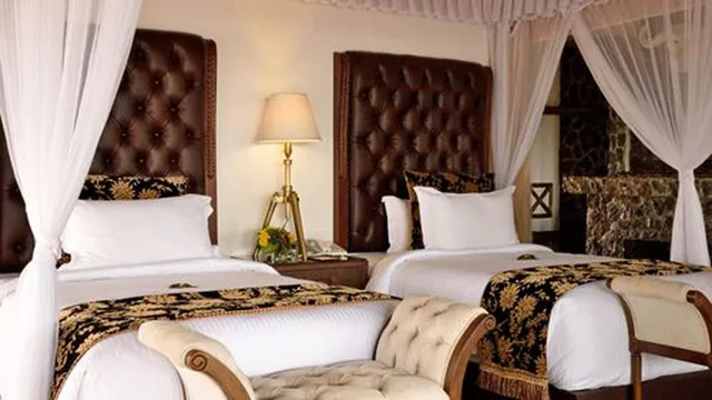 غرفة ديلوكس بسرير مزدوج أو سريرين منفصلين، Lake Manyara Kilimamoja Lodge 3/5