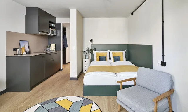Plus, Deluxe, Apartment, Queen Bed, Balcony، Living Hotel am Olympiapark (Karl Theodor) 1/2