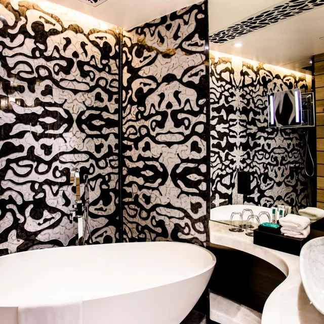 جناح بسريرين منفصلين بإطلالة على البحر، YOHO Hollywood Roosevelt Hotel 6/6