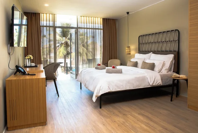 غرفة بريميوم بسرير كوين بإطلالة على الحديقة، Kombo Beach Resort 9/10