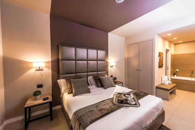 غرفة ديلوكس بسرير مزدوج مع أريكة، Delle Vittorie Luxury Suites & Rooms 1/7