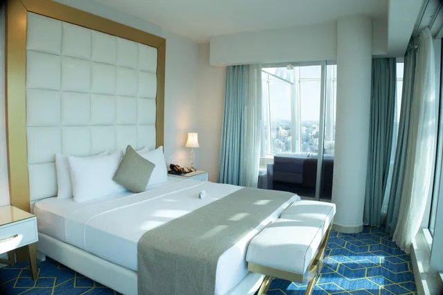 جناح رئاسي بغرفتي نوم، Coral Tower Hotel By Hansa 1/3