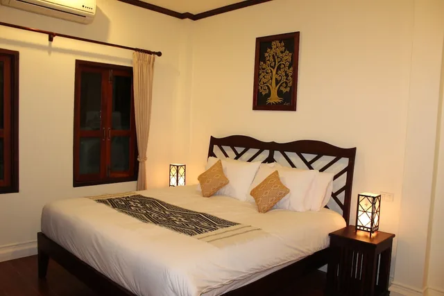 غرفة ديلوكس بسرير مزدوج، Luang Prabang Legend Hotel 2/10