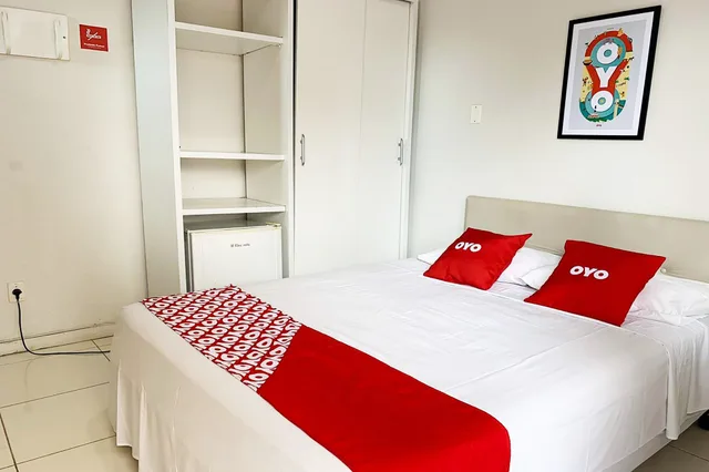 غرفة بسرير كوين، OYO Praia Hotel Recanto do Tome - Salvador 3/10
