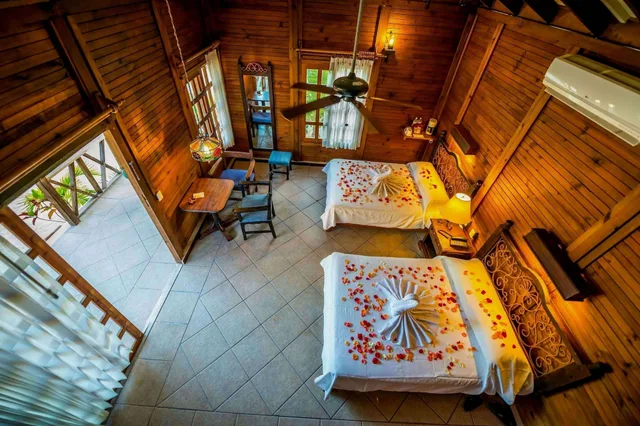 Palm, Beach, Bungalow, 2 Double Beds, 3 Double Beds, Petit Lafitte Hotel 2/9