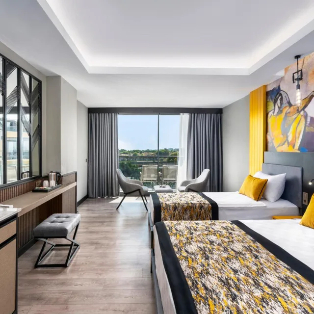 Deluxe, Double Bed, Side Sea View، Arnor Deluxe Hotel And Spa 1/7
