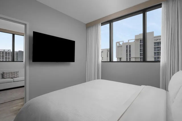 غرفة بإطلالة على المدينة بـ3 غرف نوم بمطبخ، Element Miami Brickell 1/4