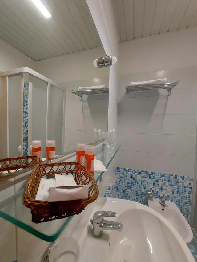 غرفة قياسية بسرير مزدوج بإطلالة على البحر، Il Gabbiano Beach 6/6