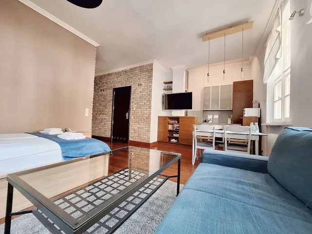 شقة ديلوكس بسرير مزدوج بغرفة نوم واحدة مع أريكة، Hotel Pollera 8/10