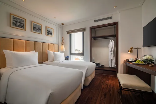 غرفة ديلوكس بسرير مزدوج بإطلالة، Soleil Boutique Hotel 2/4