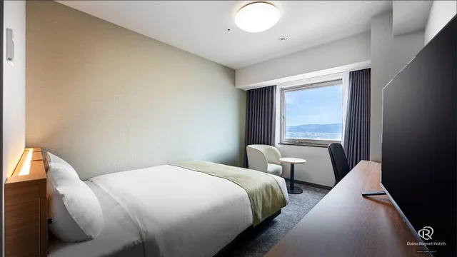 Standard, Double Bed, City Side, Night View, Smoking، Daiwa Roynet Hotel WAKAYAMA 1/1