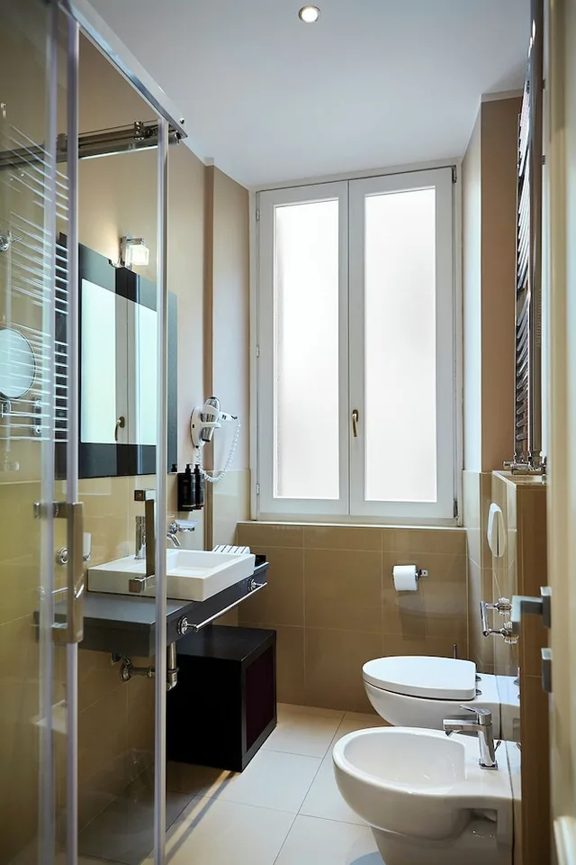 شقة سوبيريور بسرير مزدوج بإطلالة على المدينة بشرفة بغرفة نوم واحدة مع أريكة، Residence Trianon Borgo Pio 5/5