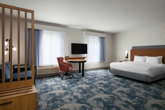 جناح بسرير كينج لذوي الإعاقة، Hampton Inn & Suites Southern Pines-Pinehurst 3/4