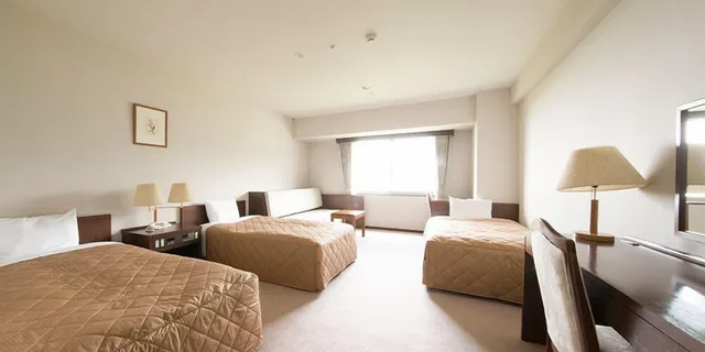 غرفة ثلاثية بثلاثة أسرّة، MIDAGAHARA HOTEL 2/2