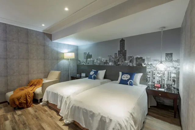 Room, Double or Twin Bed, No Window، CU Hotel Kaohsiung 1/1