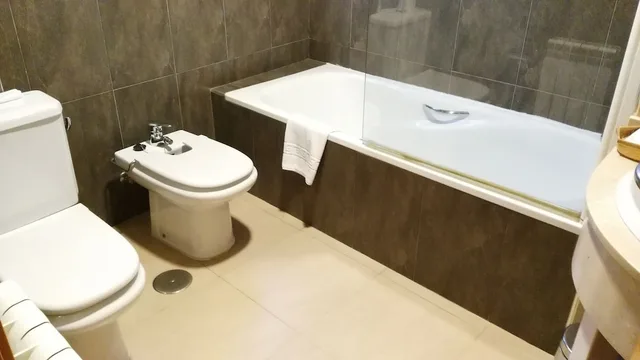 غرفة بسرير مزدوج أو سريرين منفصلين، Hotel Alfageme 1/2