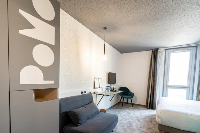 غرفة بسرير مزدوج لذوي الإعاقة، Best Western Hotel Restaurant Dauphitel 5/9