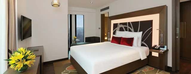 جناح سوبيريور بسرير كينج مع دخول صالة النادي، Novotel New Delhi Aerocity 10/10