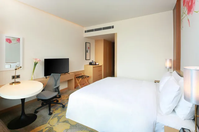 غرفة بسرير كينج، Hilton Garden Inn Qidong 8/9