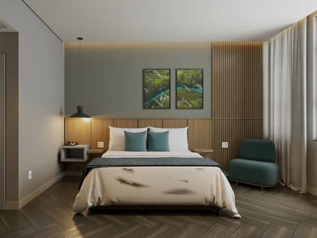 Premium, Queen Bed, Accessible, Slaviero Prime Campo Grande 2/6
