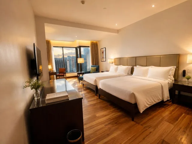 غرفة ديلوكس بسريرين كوين، City Garden Grand Hotel 1/10