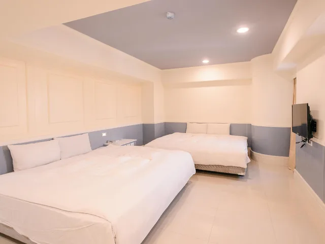 Deluxe, Family, 2 Double Beds, KIWI-Taichung Station Branch 1 1/2