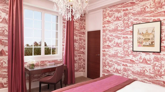 غرفة ديلوكس بسرير كينج، Normandy Barriere Hotel 3/3