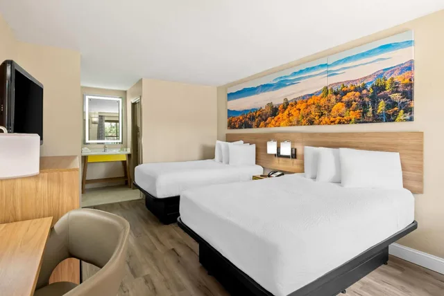 غرفة ديلوكس بسريرين مزدوجين، Days Inn by Wyndham Petersburg/South Fort Lee 4/8