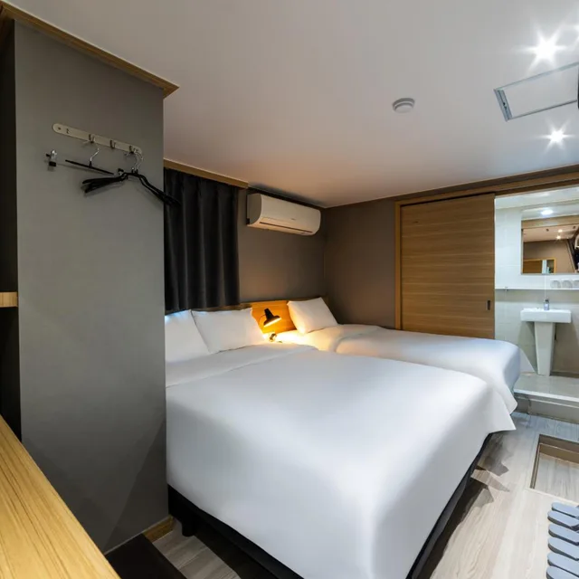 غرفة ديلوكس بسريرين منفصلين، Hotel Stay Inn Seoul Station 4/10