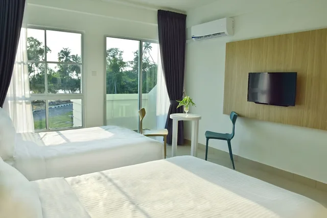 غرفة ديلوكس بسريرين منفصلين، AVI Pangkor Beach Resort 1/2