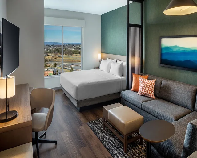 1 Bedroom, Plus, King Bed, Sofa, High Floor، Hyatt Place Harrisonburg 1/2