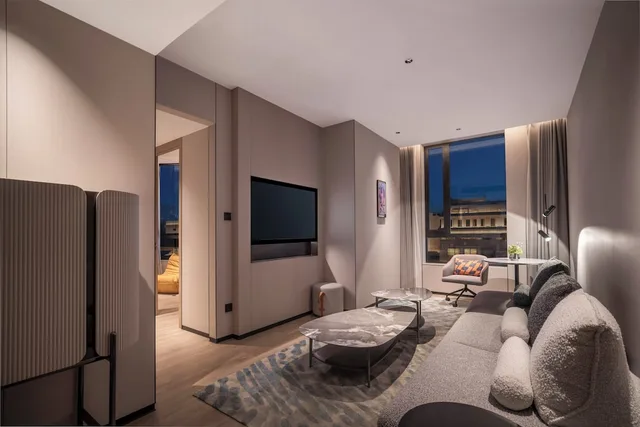 جناح بسرير كينج بإطلالة على المدينة بغرفة نوم واحدة، Holiday Inn Express Shanghai on The Bund 4/4