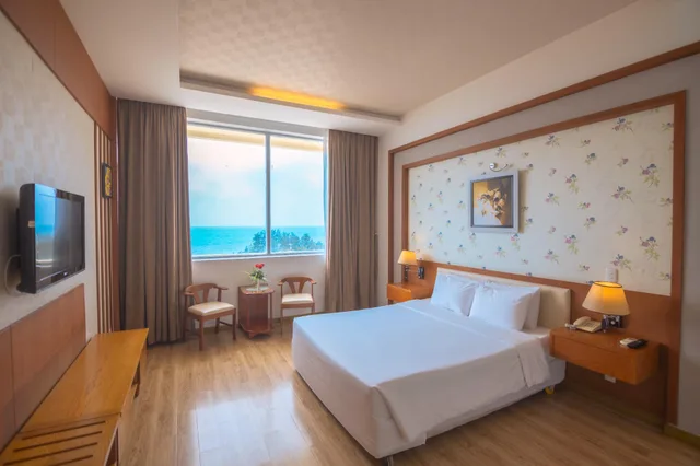 غرفة ديلوكس بسرير مزدوج أو سريرين منفصلين بإطلالة على البحر، Sammy Hotel Vung Tau 1/5