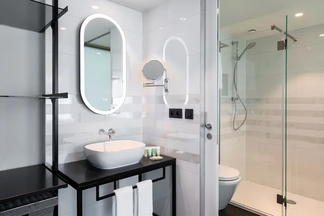 غرفة بريميوم بسرير كينج بغرفة نوم واحدة مع أريكة، Residence Inn Ghent 2/2