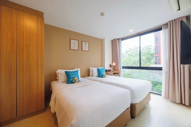 1 Bedroom, Twin Beds, Pet Friendly, Cross Vibe Chiang Mai Decem 2/6