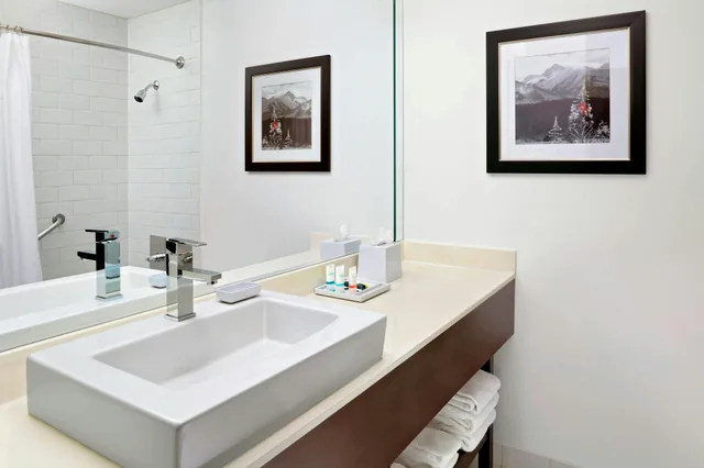 غرفة بسرير كينج، Four Points by Sheraton Hotel & Suites Calgary West 1/1