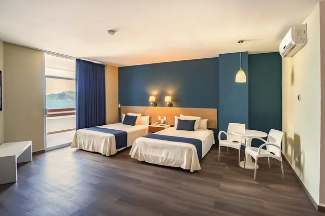 غرفة قياسية بسريرين مزدوجين بإطلالة على البحر، Oceano Palace Beach Hotel 1/10