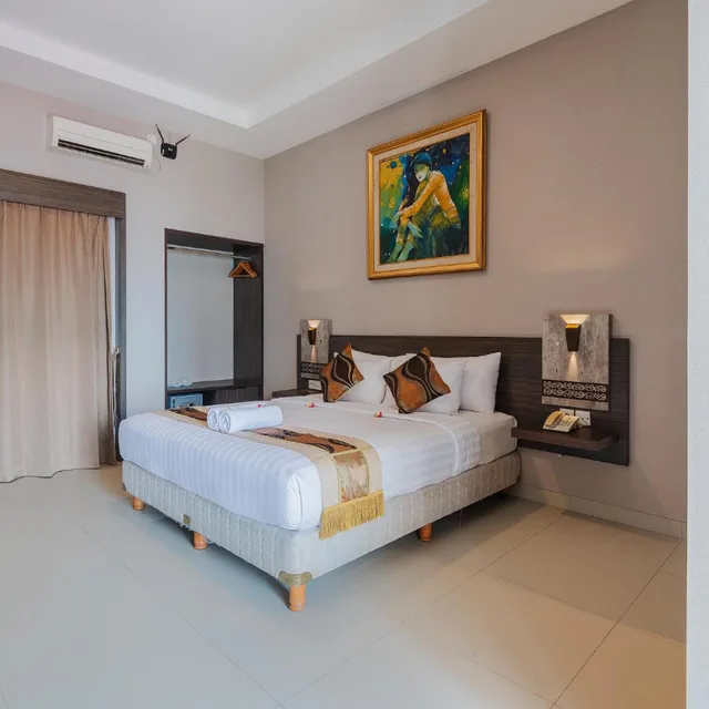 غرفة ديلوكس بإطلالة على المسبح، Padma Sari Hotel 5/10