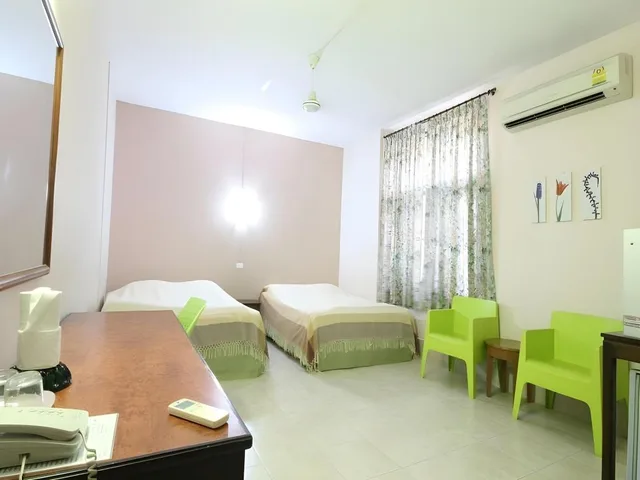 غرفة عائلية بسريرين مزدوجين، Numsin Hotel 2/3