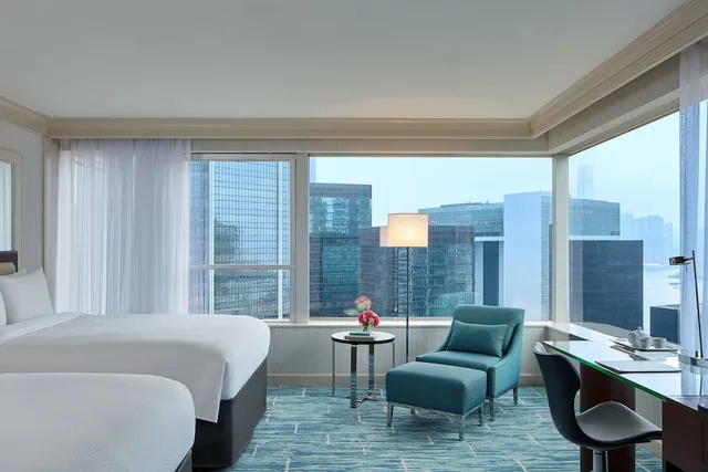غرفة تنفيذية كبيرة بسريرين مزدوجين، Jw Marriott Hong Kong Hotel 1/2