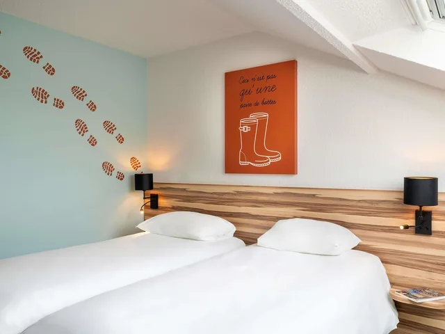 غرفة قياسية بسريرين منفصلين، Hotel Mercure Lisieux Normandie 1/10