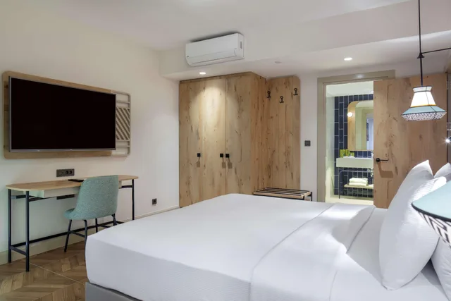 جناح بسرير مزدوج بغرفة نوم واحدة بإطلالة، DoubleTree by Hilton Bodrum Isil Club Resort 3/9
