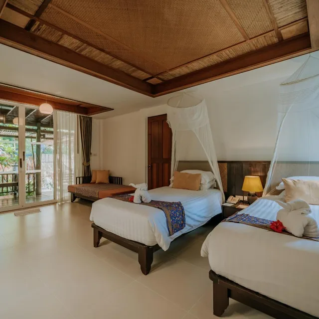 كوخ عائلي بسرير فردي، Ban Sainai Resort - SHA Extra Plus 8/10